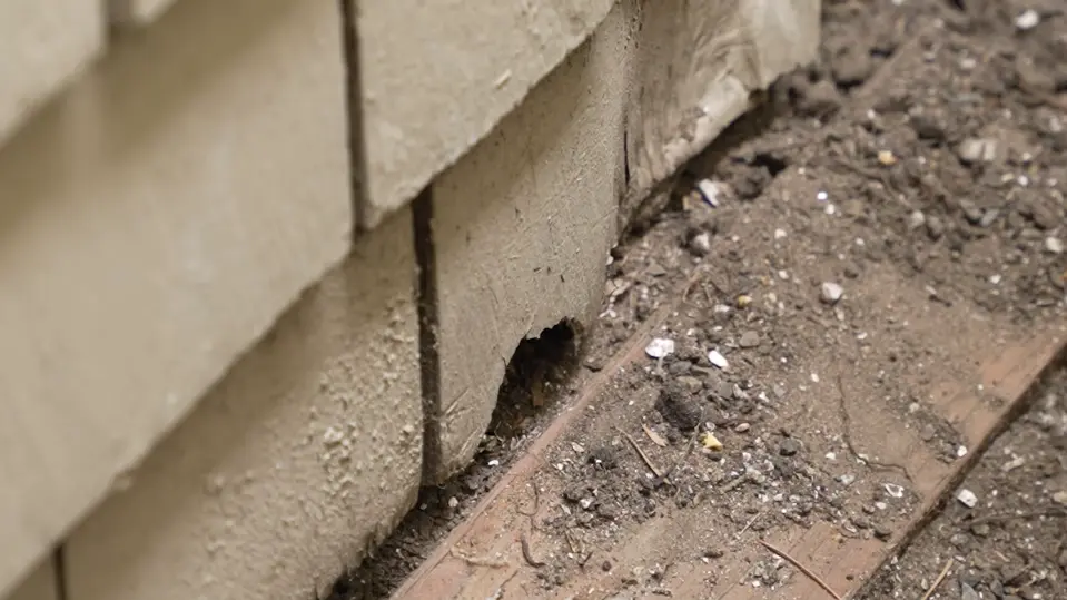 Crawlspace Rodent Damage and Subfloor Insulation Destruction