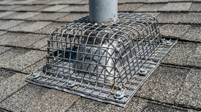 Heavy Duty Steel Plumbing Roof Boot Exclusion